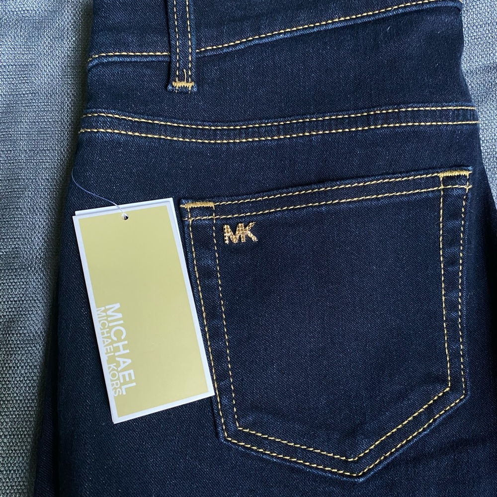 MICHAEL KORS Izzy Skinny Blue Jean